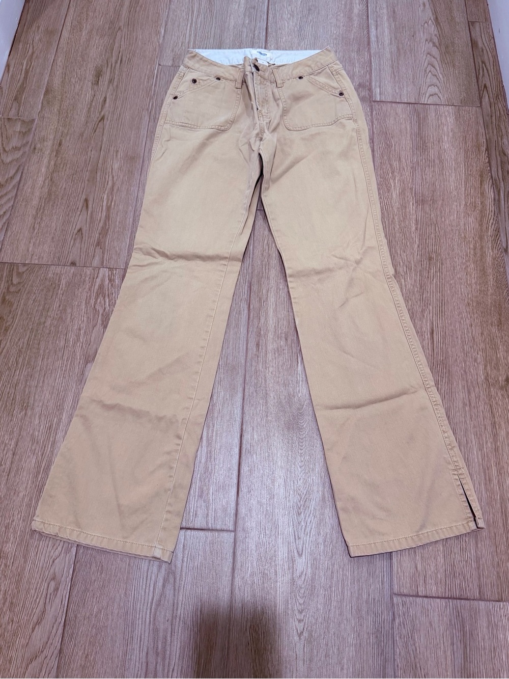Women’s Old Navy Khaki Wide-Leg Jeans - Classic Casual Fit